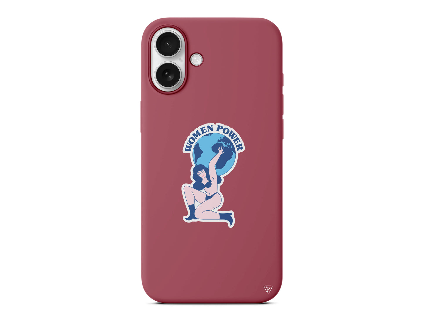 World Up Woman Lansman Model İçi Kadife Silikon Telefon Kılıfı