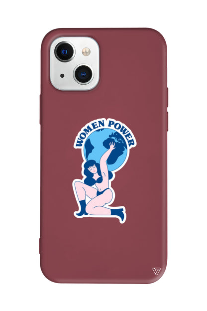 World Up Woman Lansman Model İçi Kadife Silikon Telefon Kılıfı