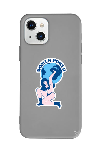 World Up Woman Lansman Model İçi Kadife Silikon Telefon Kılıfı