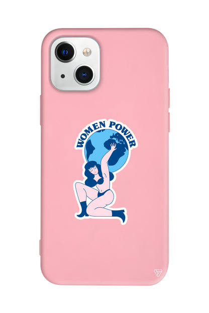 World Up Woman Lansman Model İçi Kadife Silikon Telefon Kılıfı – Plus Serisine Özel