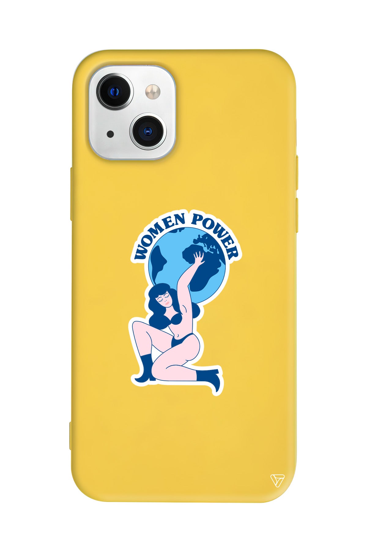 World Up Woman Lansman Model İçi Kadife Silikon Telefon Kılıfı