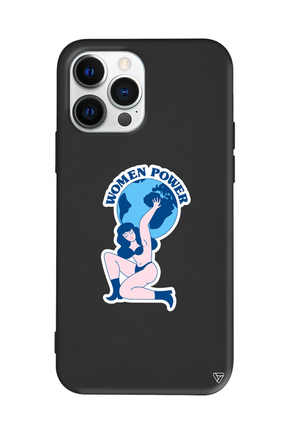 World Up Woman Lansman Model İçi Kadife Silikon Telefon Kılıfı