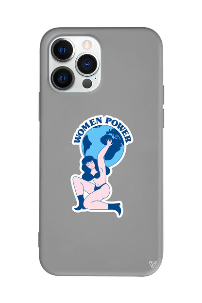 World Up Woman Lansman Model İçi Kadife Silikon Telefon Kılıfı