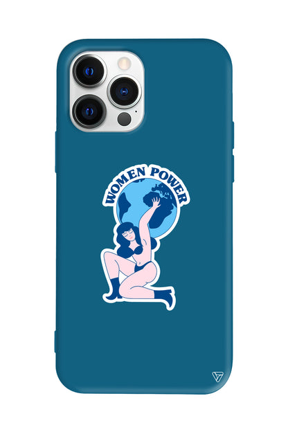 World Up Woman Lansman Model İçi Kadife Silikon Telefon Kılıfı