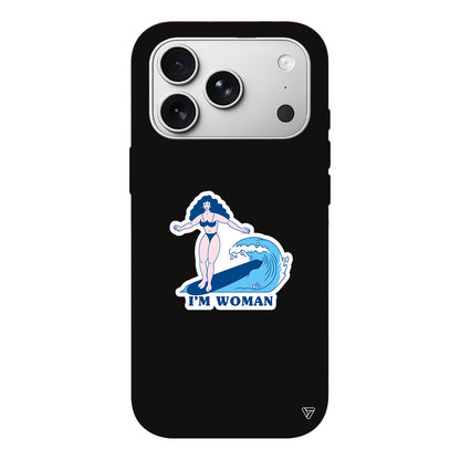 Surf Queen Lansman Model İçi Kadife Silikon Telefon Kılıfı