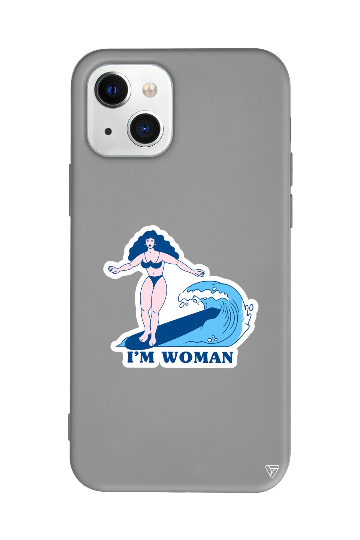Surf Queen Lansman Model İçi Kadife Silikon Telefon Kılıfı