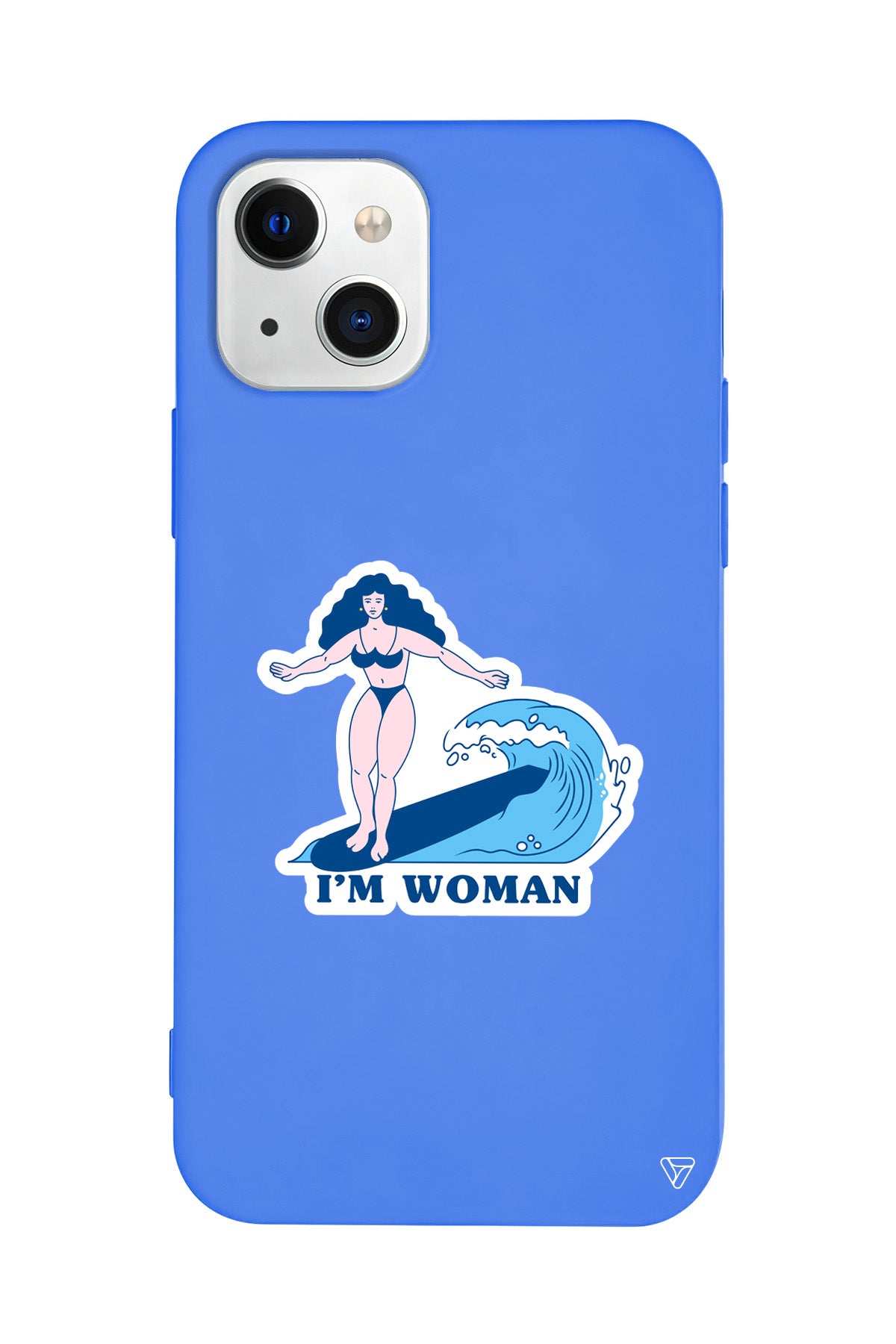 Surf Queen Lansman Model İçi Kadife Silikon Telefon Kılıfı – Plus Serisine Özel
