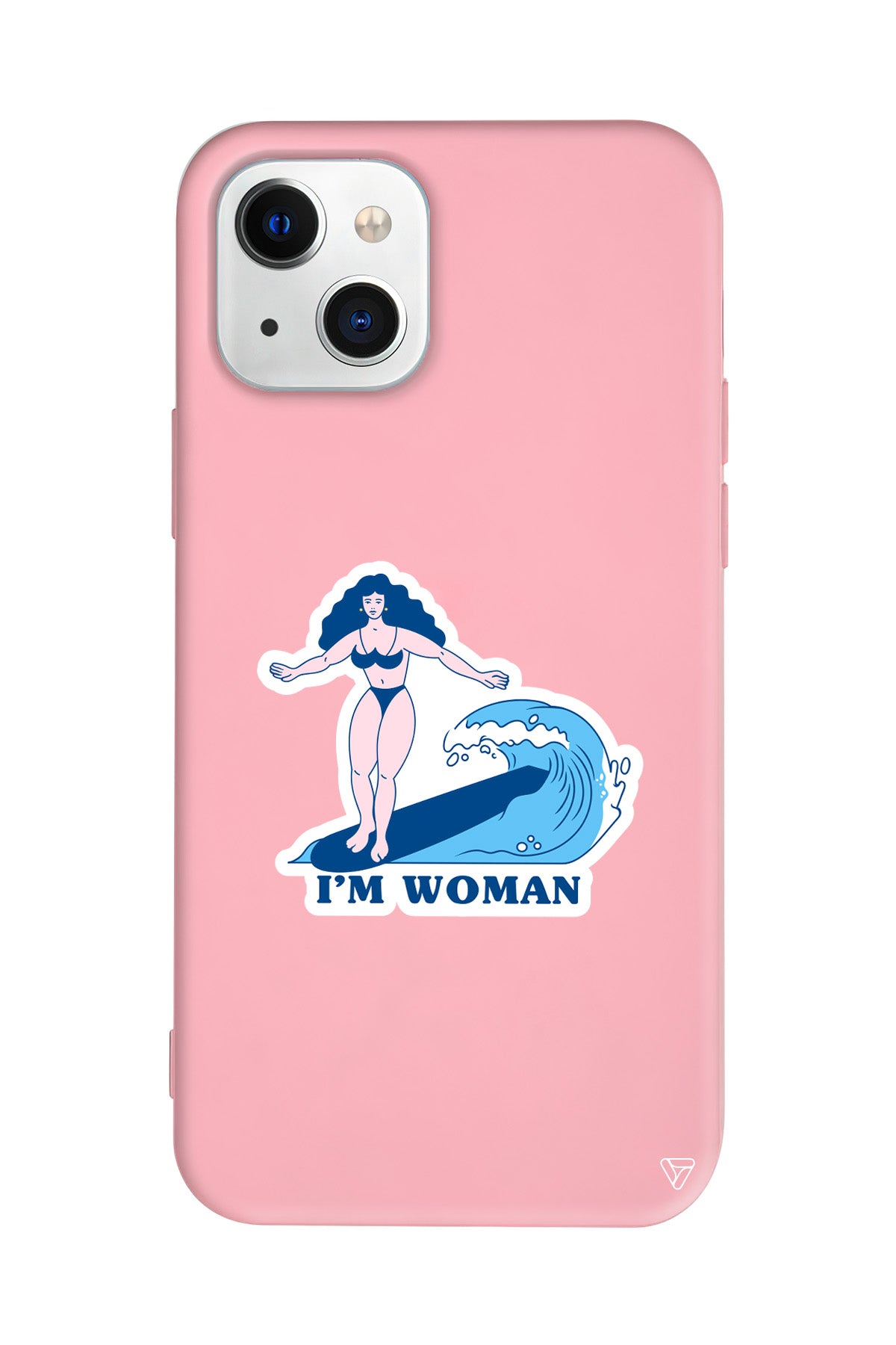 Surf Queen Lansman Model İçi Kadife Silikon Telefon Kılıfı – Plus Serisine Özel