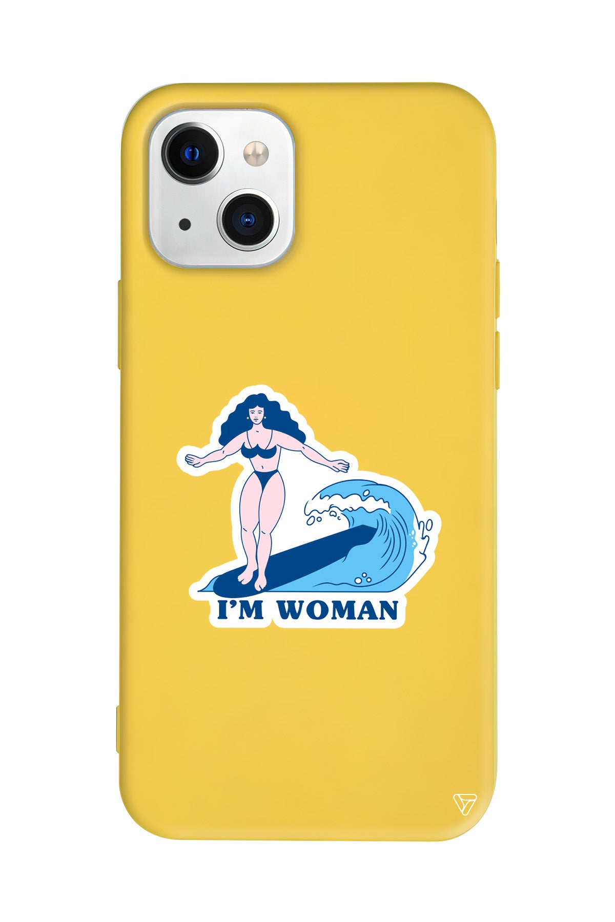 Surf Queen Lansman Model İçi Kadife Silikon Telefon Kılıfı – Plus Serisine Özel