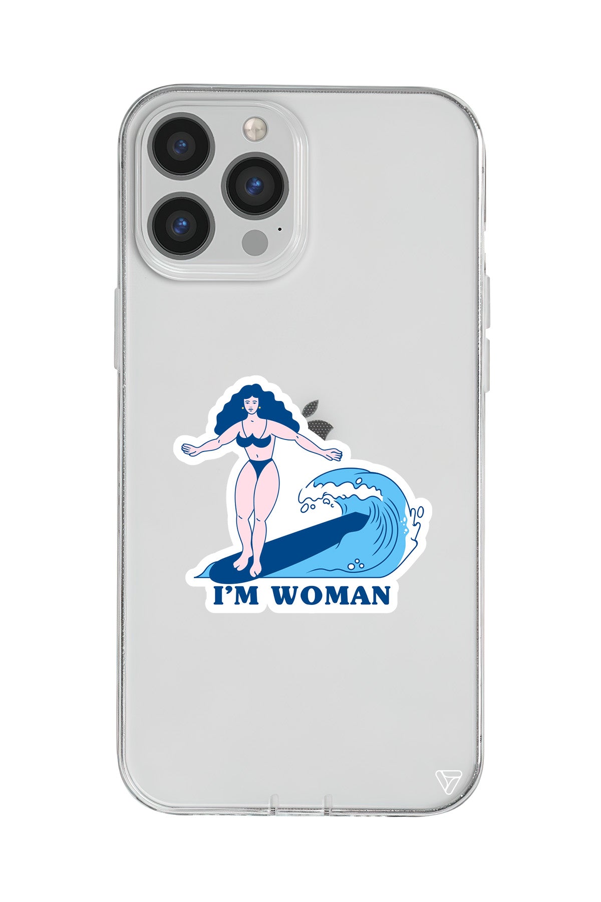 Surf Queen Lansman Model İçi Kadife Silikon Telefon Kılıfı