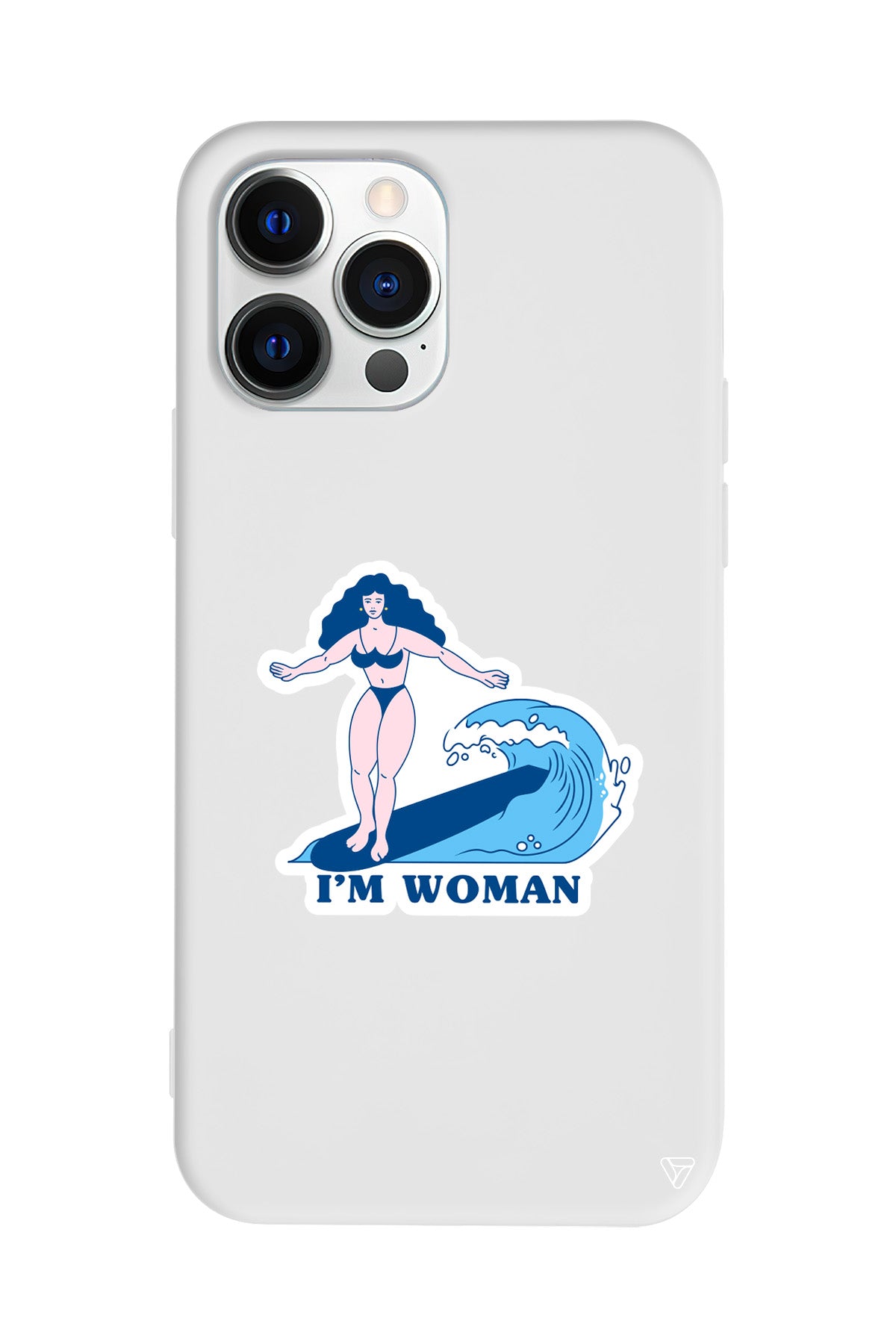 Surf Queen Lansman Model İçi Kadife Silikon Telefon Kılıfı