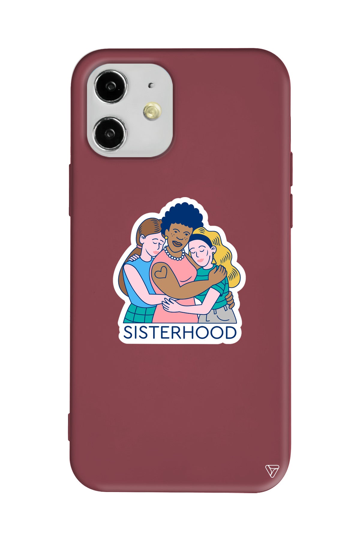Sisterhood Lansman Model İçi Kadife Silikon Telefon Kılıfı