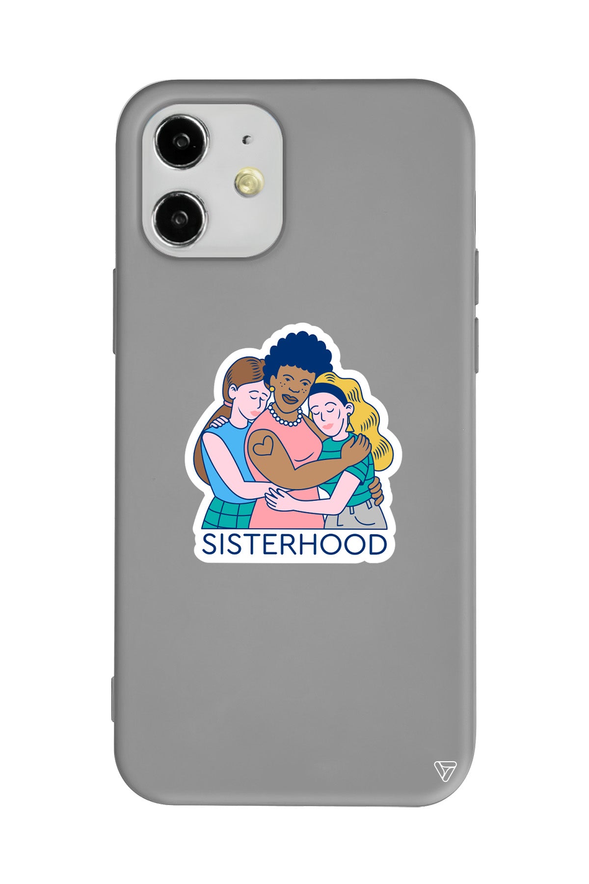 Sisterhood Lansman Model İçi Kadife Silikon Telefon Kılıfı