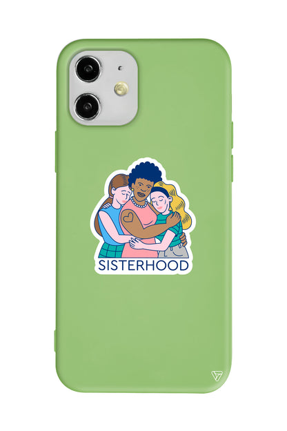Sisterhood Lansman Model İçi Kadife Silikon Telefon Kılıfı