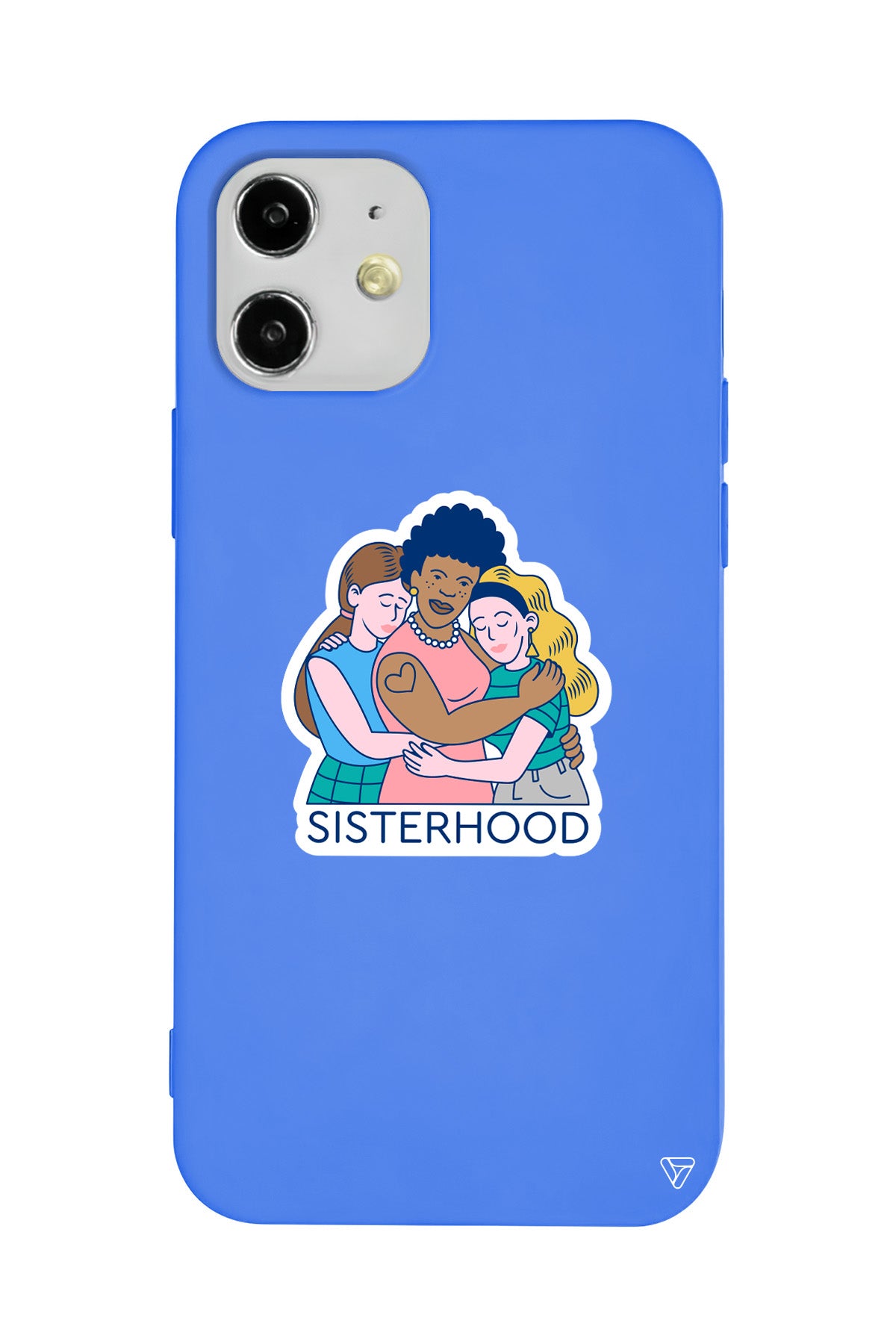 Sisterhood Lansman Model İçi Kadife Silikon Telefon Kılıfı