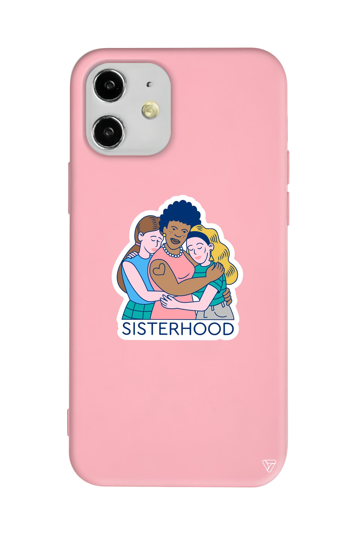Sisterhood Lansman Model İçi Kadife Silikon Telefon Kılıfı