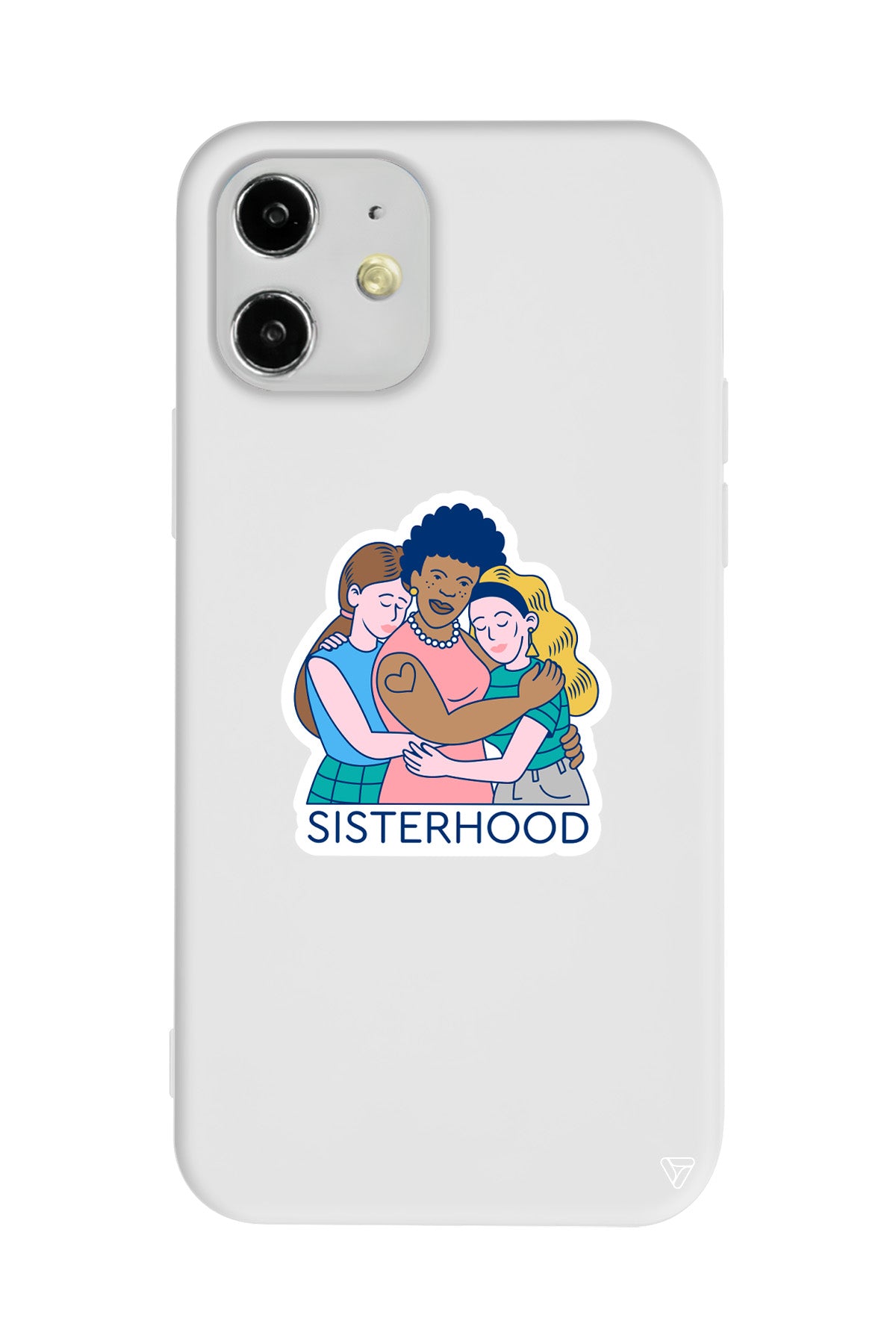 Sisterhood Lansman Model İçi Kadife Silikon Telefon Kılıfı