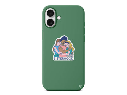Sisterhood Lansman Model İçi Kadife Silikon Telefon Kılıfı – Plus Serisine Özel