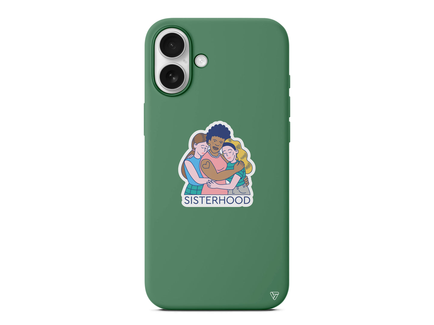 Sisterhood Lansman Model İçi Kadife Silikon Telefon Kılıfı