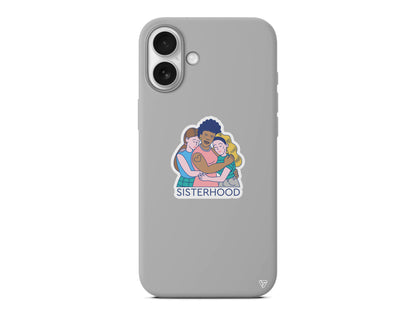 Sisterhood Lansman Model İçi Kadife Silikon Telefon Kılıfı – Plus Serisine Özel
