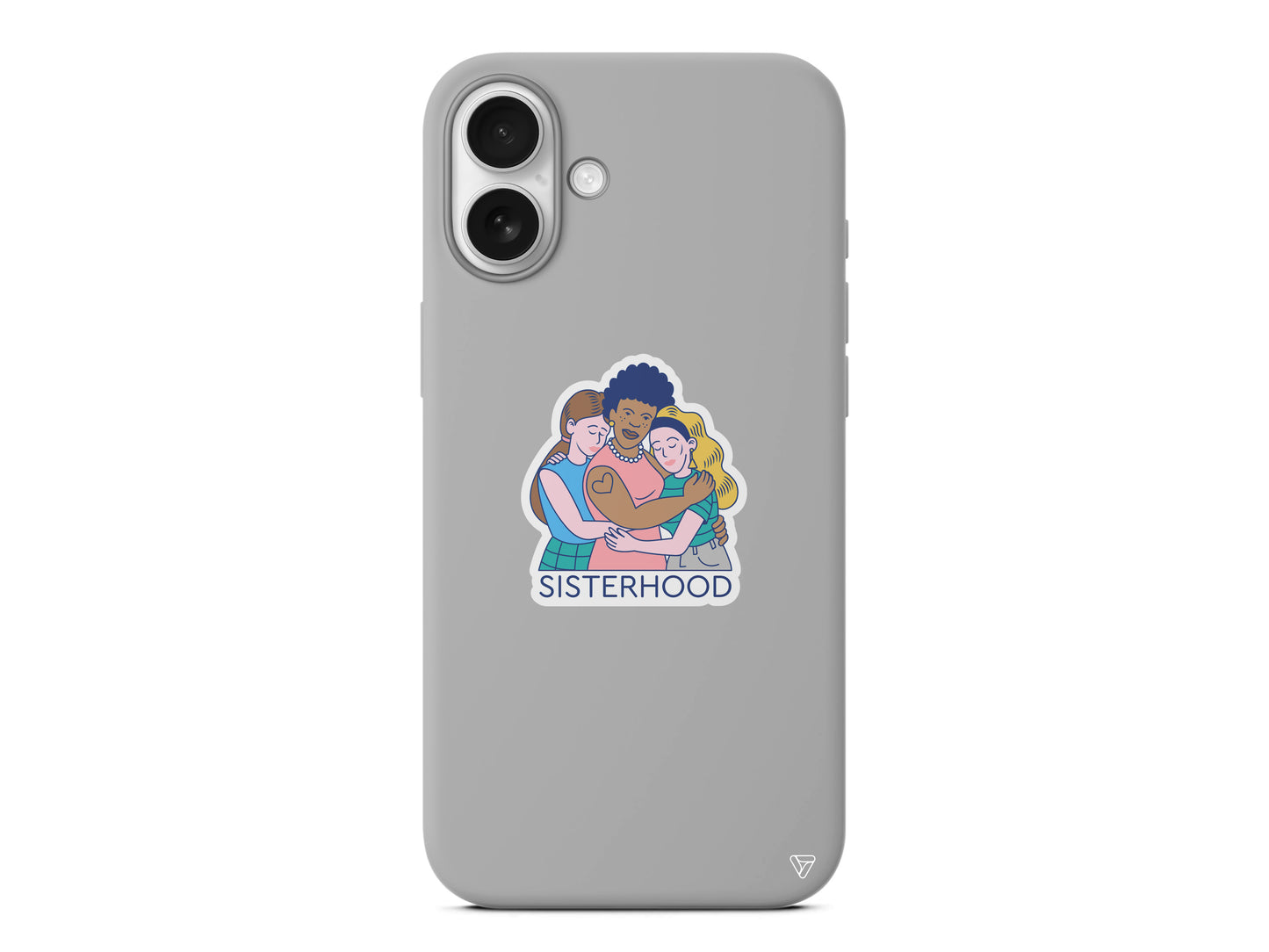 Sisterhood Lansman Model İçi Kadife Silikon Telefon Kılıfı