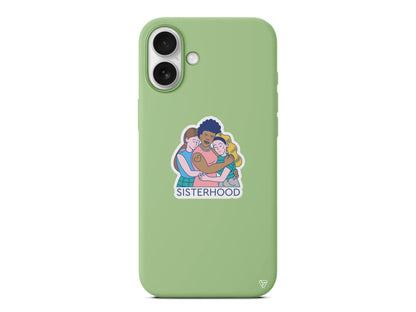 Sisterhood Lansman Model İçi Kadife Silikon Telefon Kılıfı – Plus Serisine Özel