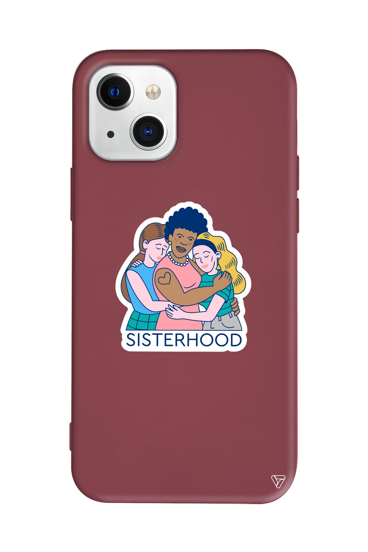 Sisterhood Lansman Model İçi Kadife Silikon Telefon Kılıfı