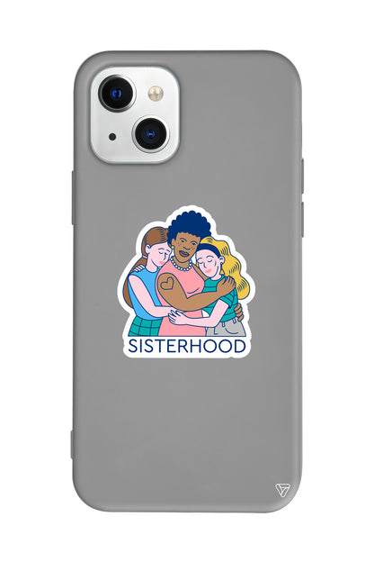 Sisterhood Lansman Model İçi Kadife Silikon Telefon Kılıfı – Plus Serisine Özel