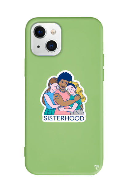 Sisterhood Lansman Model İçi Kadife Silikon Telefon Kılıfı