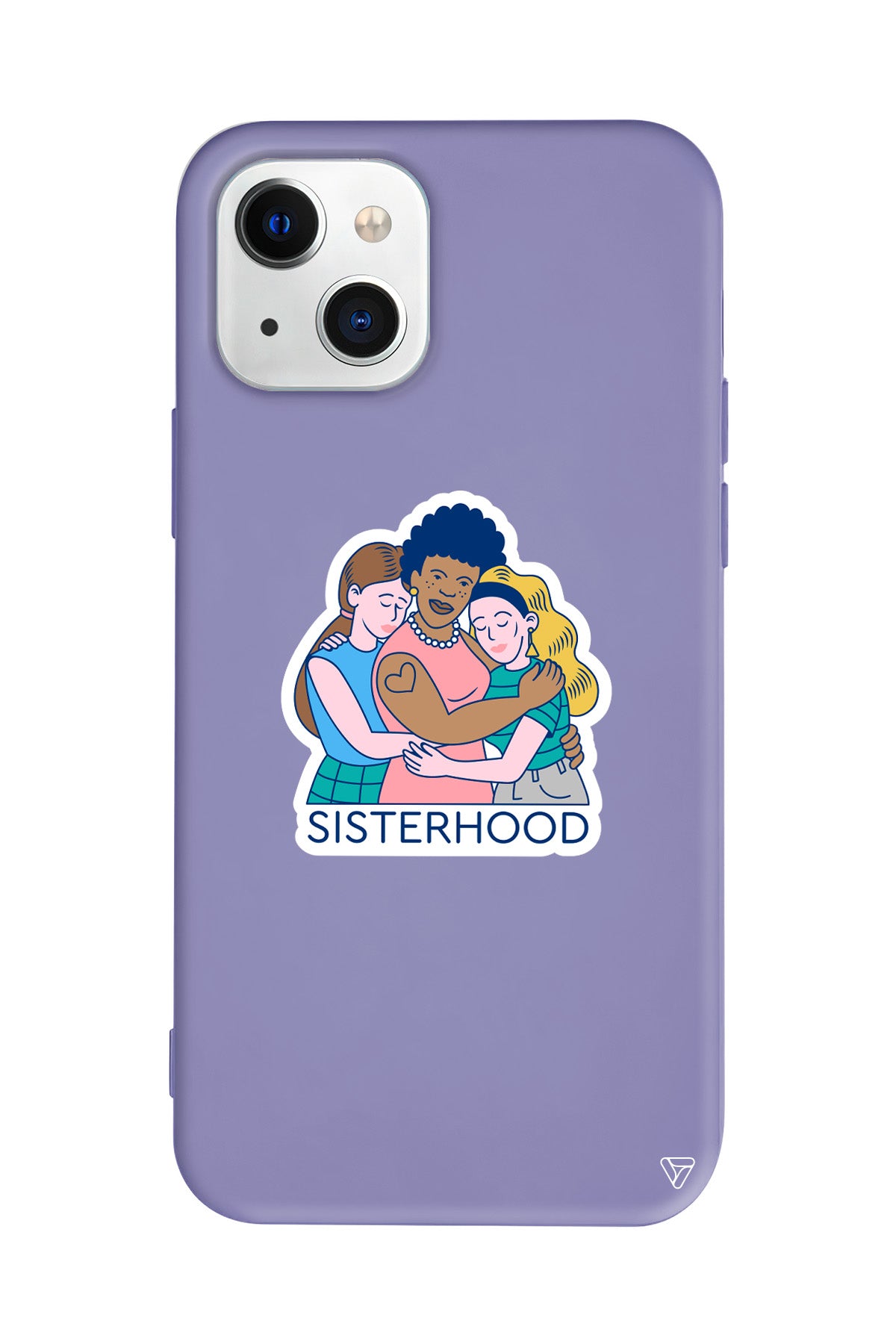 Sisterhood Lansman Model İçi Kadife Silikon Telefon Kılıfı