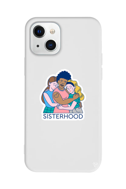 Sisterhood Lansman Model İçi Kadife Silikon Telefon Kılıfı