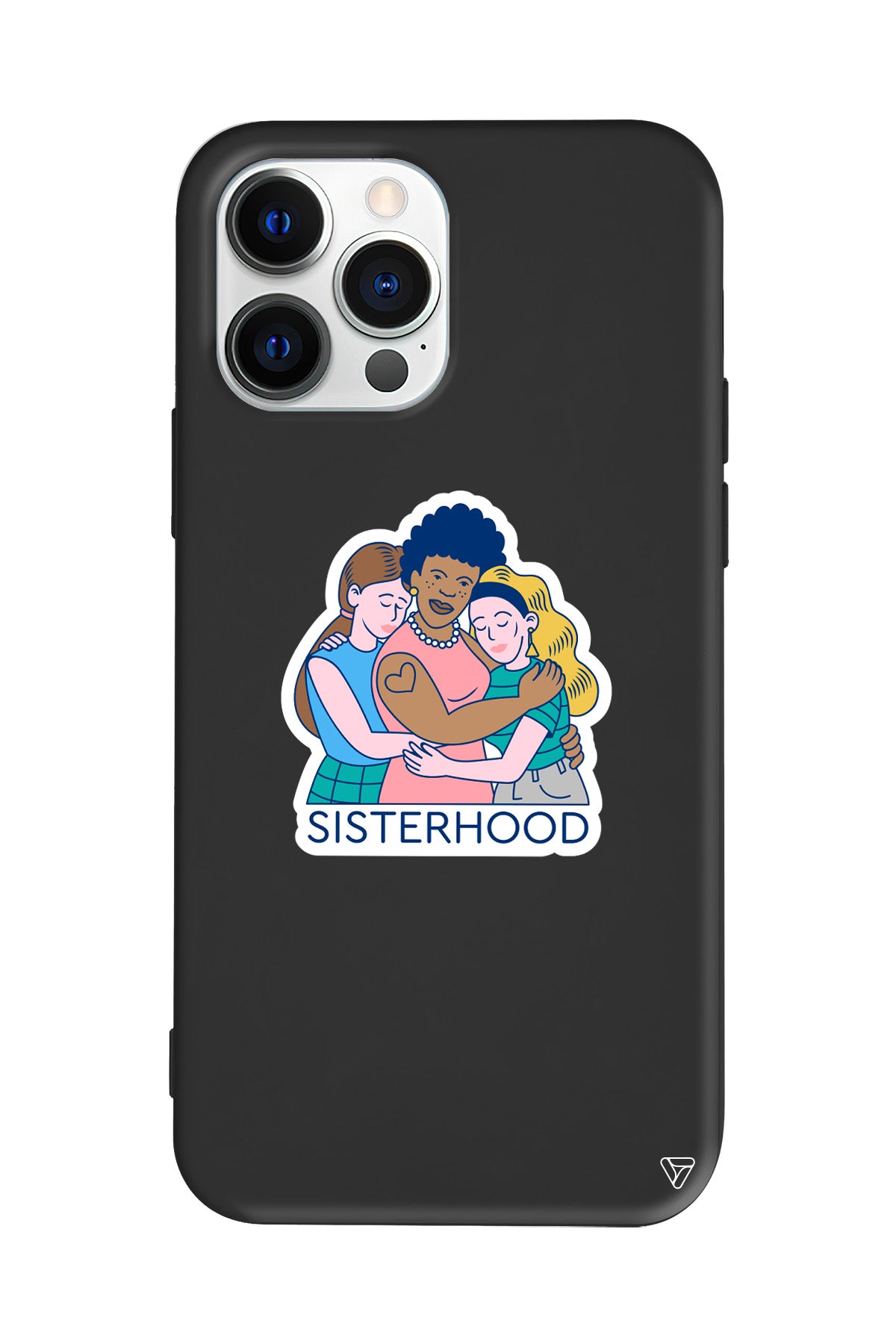 Sisterhood Lansman Model İçi Kadife Silikon Telefon Kılıfı