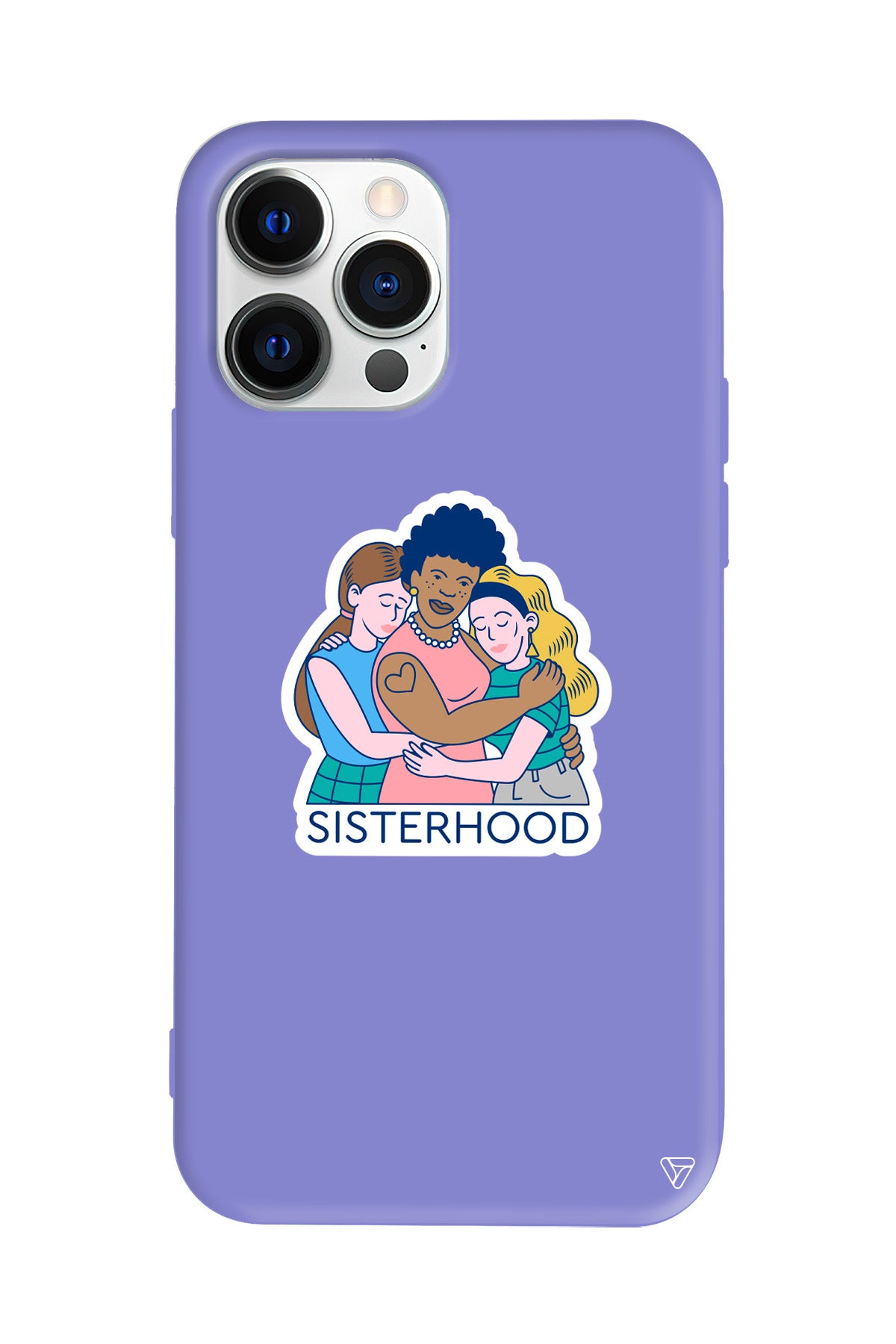 Sisterhood Lansman Model İçi Kadife Silikon Telefon Kılıfı