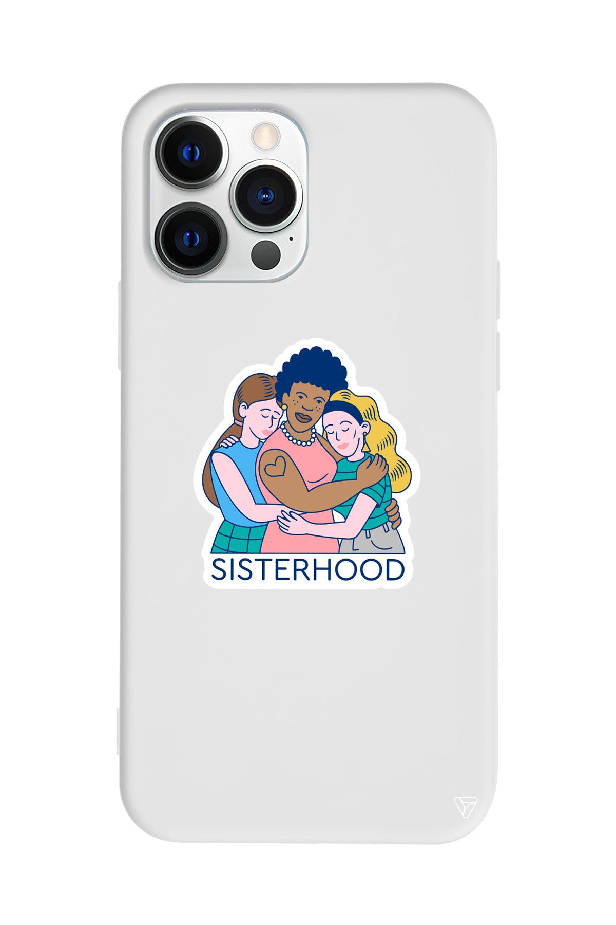 Sisterhood Lansman Model İçi Kadife Silikon Telefon Kılıfı