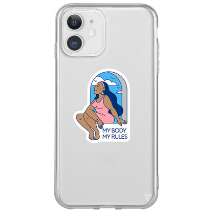 My Rules! Lansman Model İçi Kadife Silikon Telefon Kılıfı