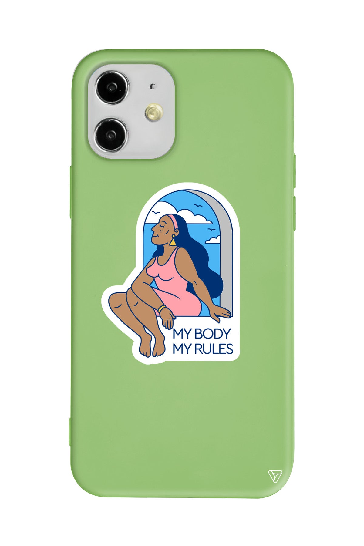 My Rules! Lansman Model İçi Kadife Silikon Telefon Kılıfı