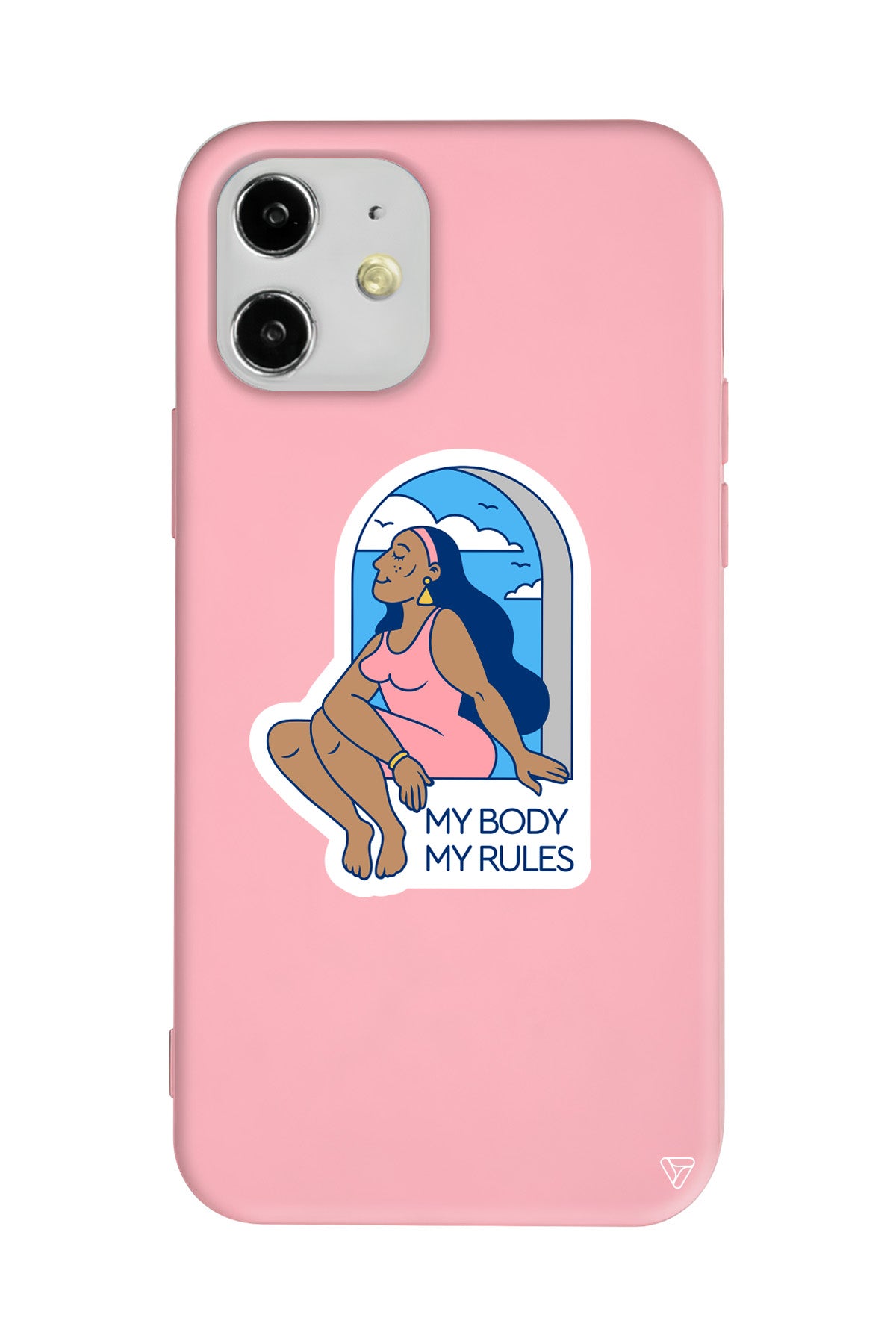 My Rules! Lansman Model İçi Kadife Silikon Telefon Kılıfı