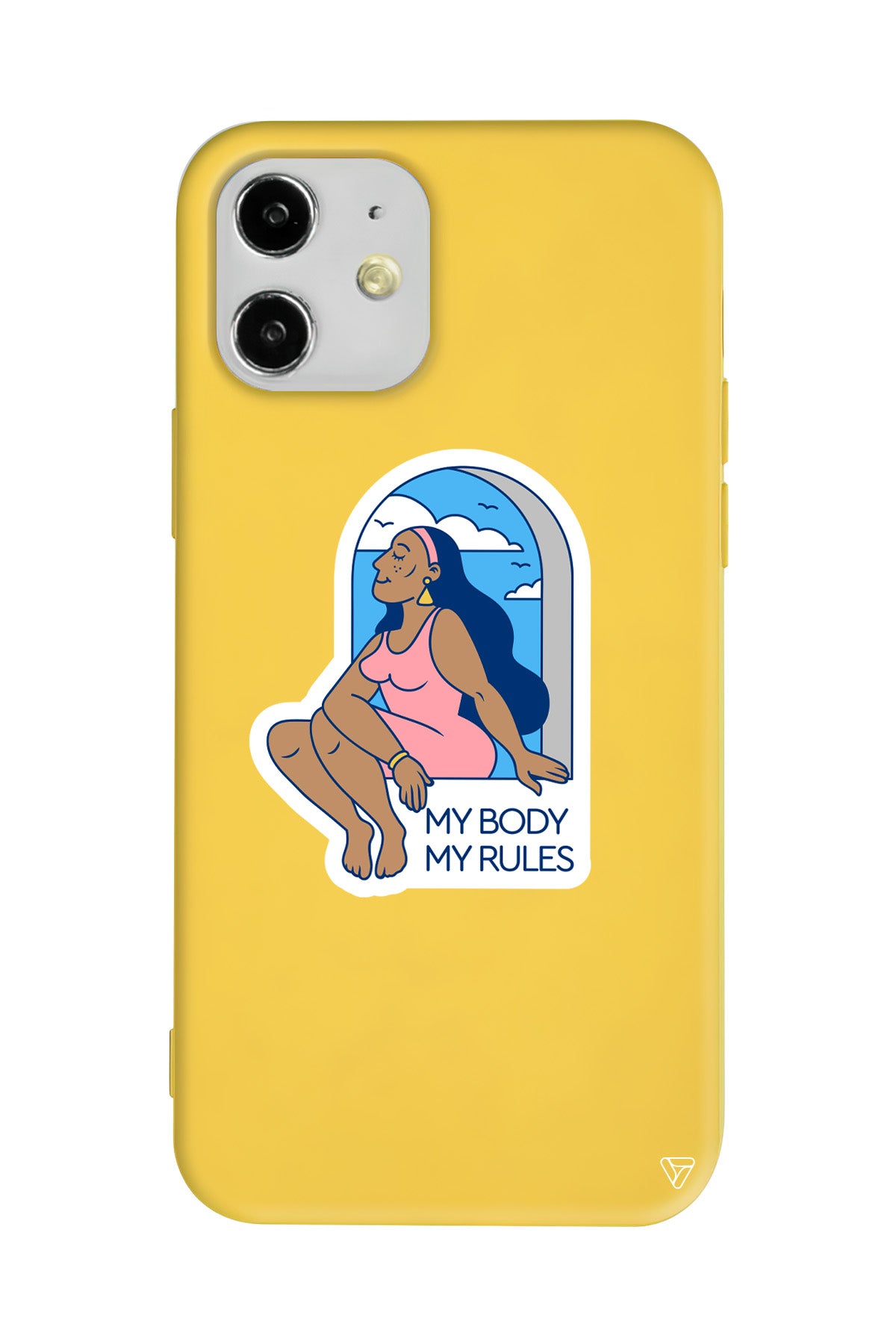 My Rules! Lansman Model İçi Kadife Silikon Telefon Kılıfı