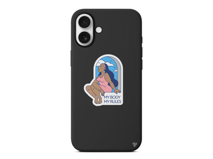 My Rules! Lansman Model İçi Kadife Silikon Telefon Kılıfı