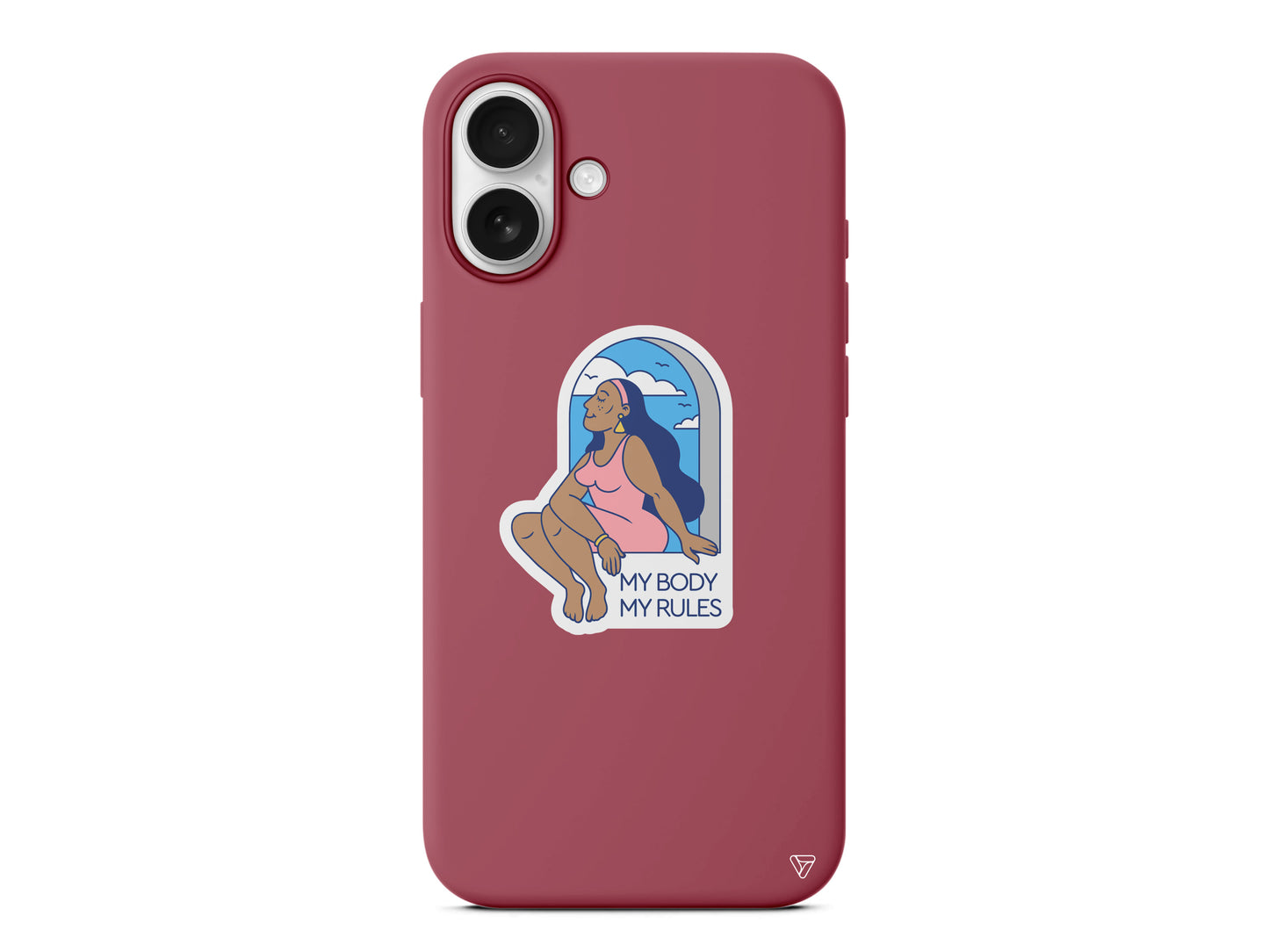 My Rules! Lansman Model İçi Kadife Silikon Telefon Kılıfı