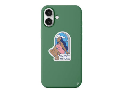 My Rules! Lansman Model İçi Kadife Silikon Telefon Kılıfı