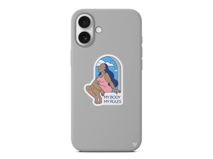 My Rules! Lansman Model İçi Kadife Silikon Telefon Kılıfı