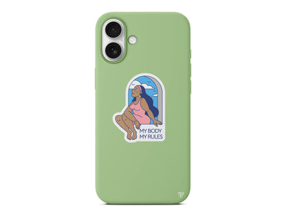 My Rules! Lansman Model İçi Kadife Silikon Telefon Kılıfı – Plus Serisine Özel