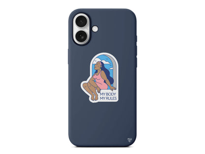 My Rules! Lansman Model İçi Kadife Silikon Telefon Kılıfı