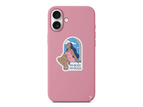 My Rules! Lansman Model İçi Kadife Silikon Telefon Kılıfı – Plus Serisine Özel