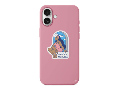 My Rules! Lansman Model İçi Kadife Silikon Telefon Kılıfı