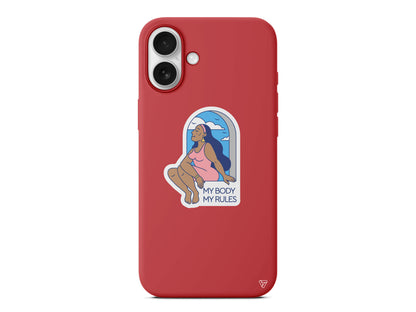 My Rules! Lansman Model İçi Kadife Silikon Telefon Kılıfı – Plus Serisine Özel