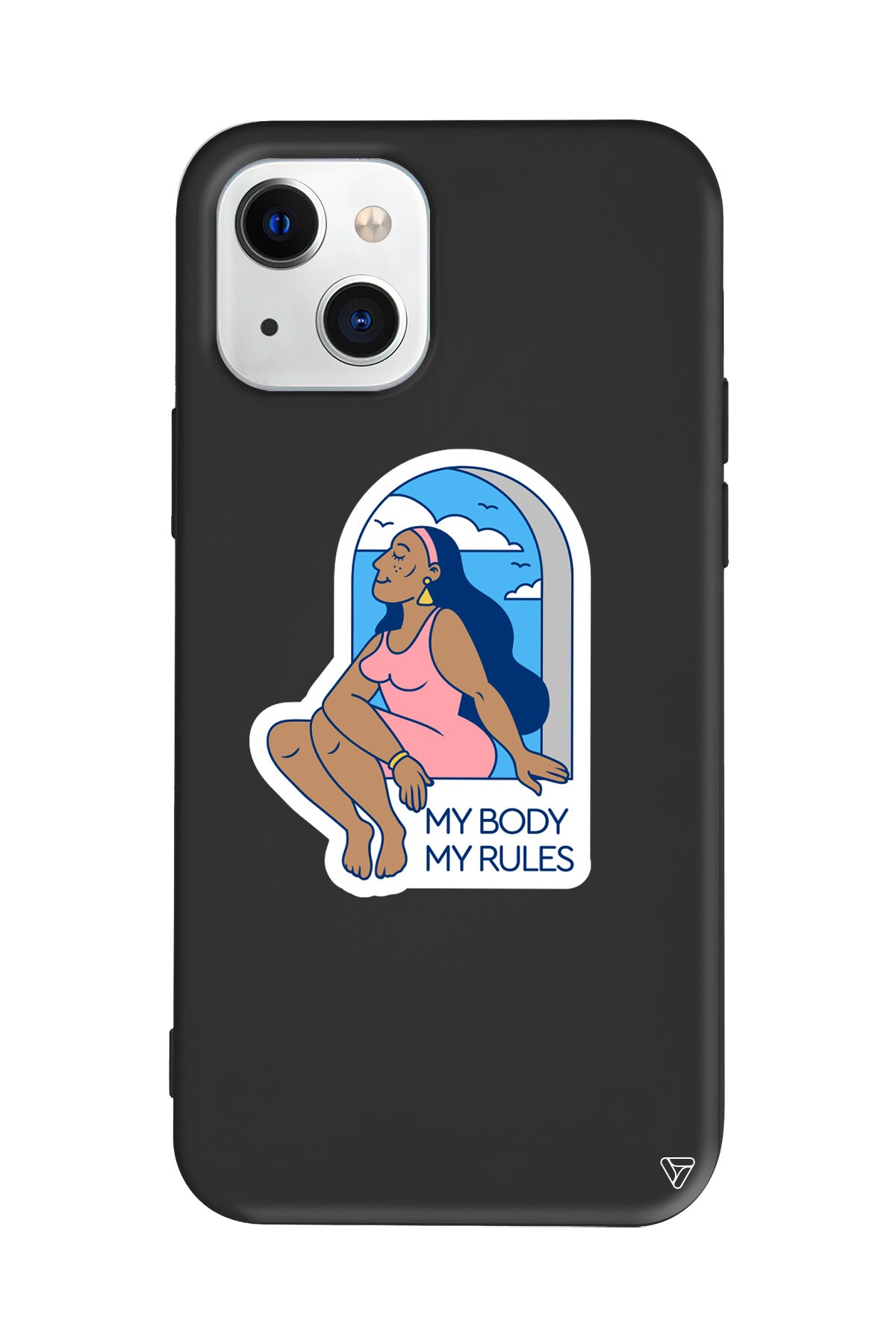 My Rules! Lansman Model İçi Kadife Silikon Telefon Kılıfı – Plus Serisine Özel