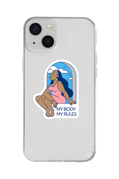 My Rules! Lansman Model İçi Kadife Silikon Telefon Kılıfı – Plus Serisine Özel