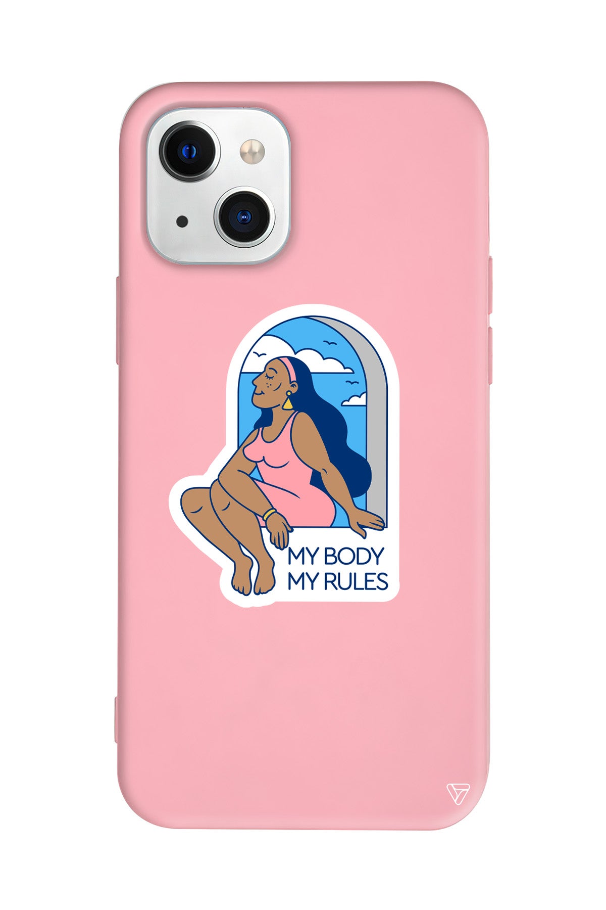 My Rules! Lansman Model İçi Kadife Silikon Telefon Kılıfı